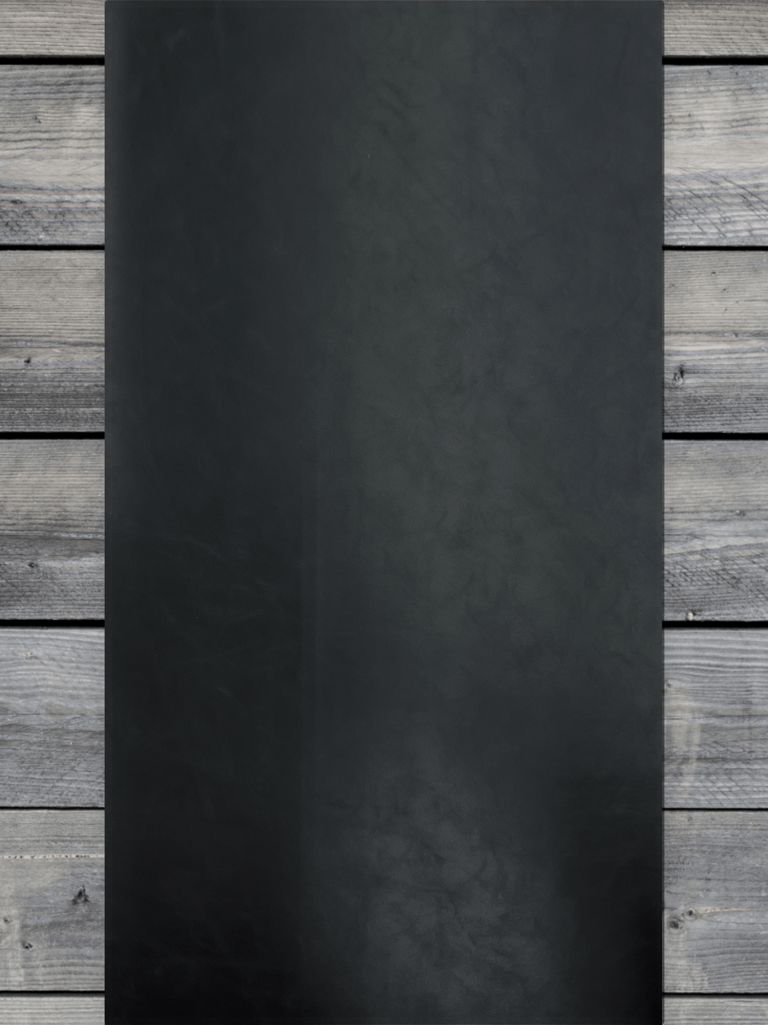 Heritage Collection: Black / Black Durra-Bull Premium Leatherette® Sheets (12x24)