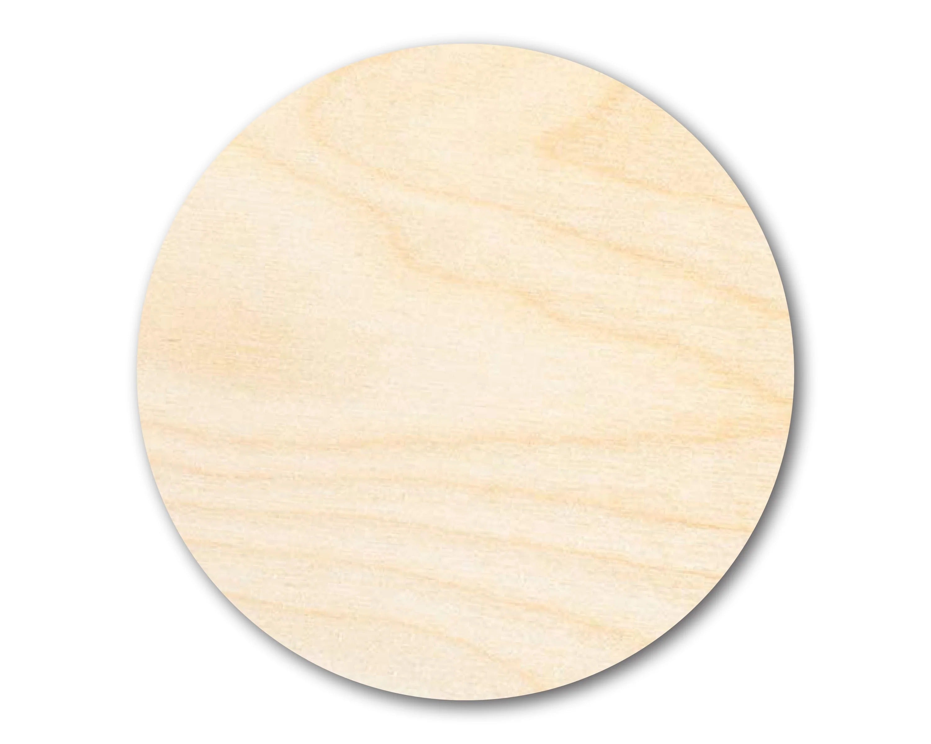 24" Baltic Birch Wood Round Cutout | 1/4" Thick
