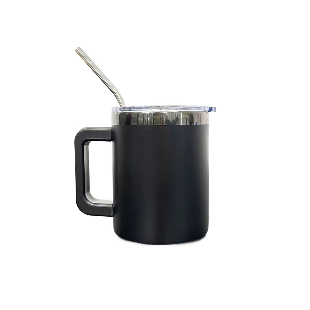 10oz Mirror Black Plated Mug - Black
