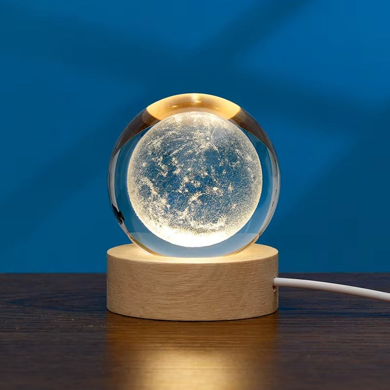 K9 Crystal With LED Base & Gift Box - 80mm Sphere