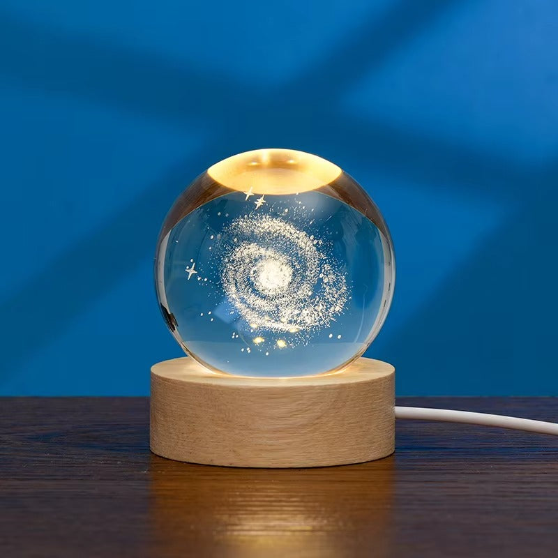 K9 Crystal With LED Base & Gift Box - 80mm Sphere