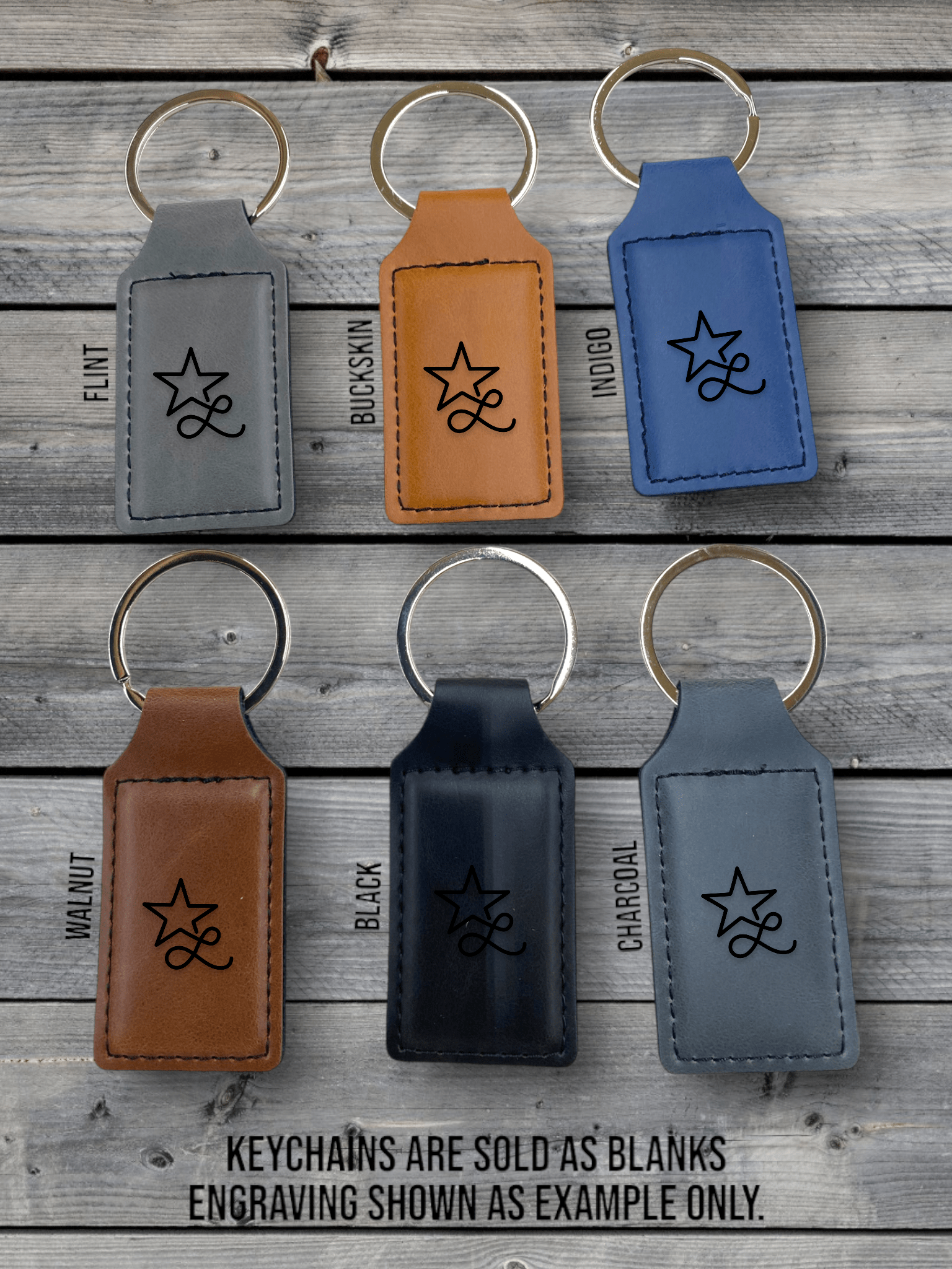Keychains: Premium Leatherette® (10pk)