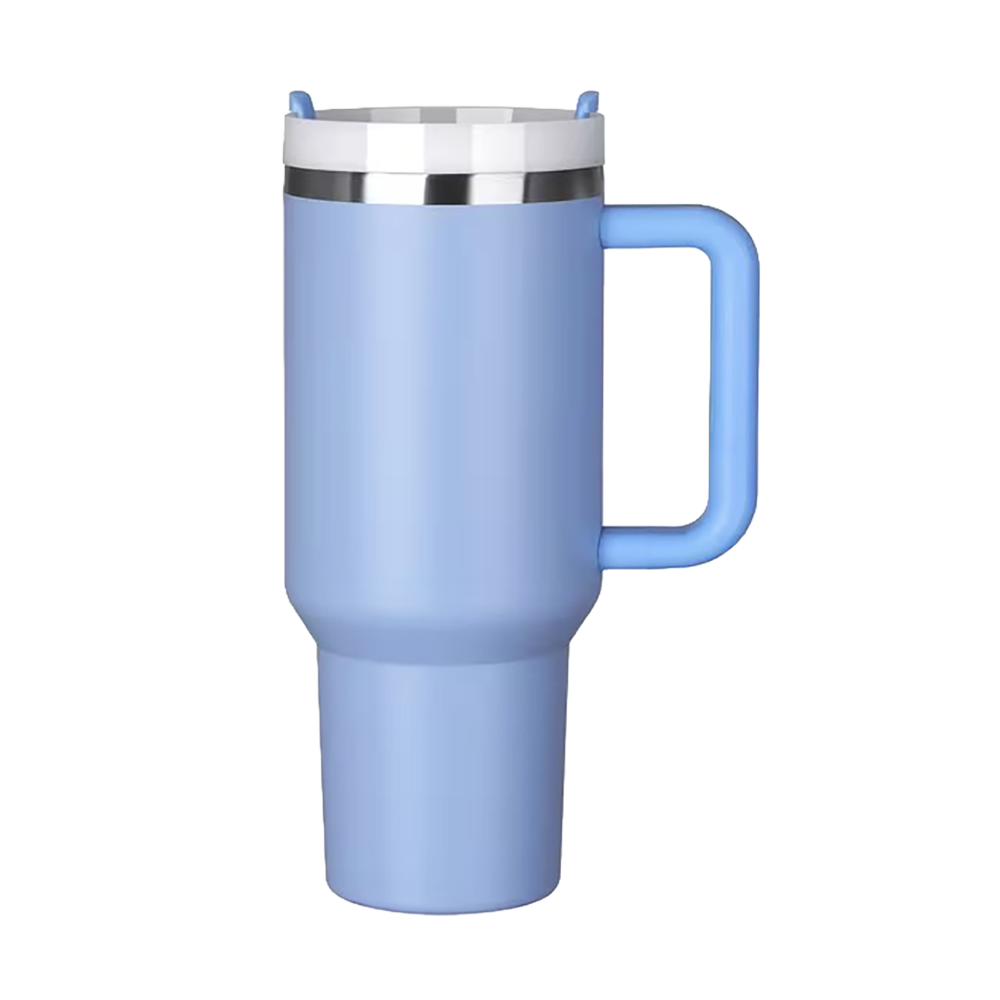 40oz Stainless Steel Tumbler - Light Blue