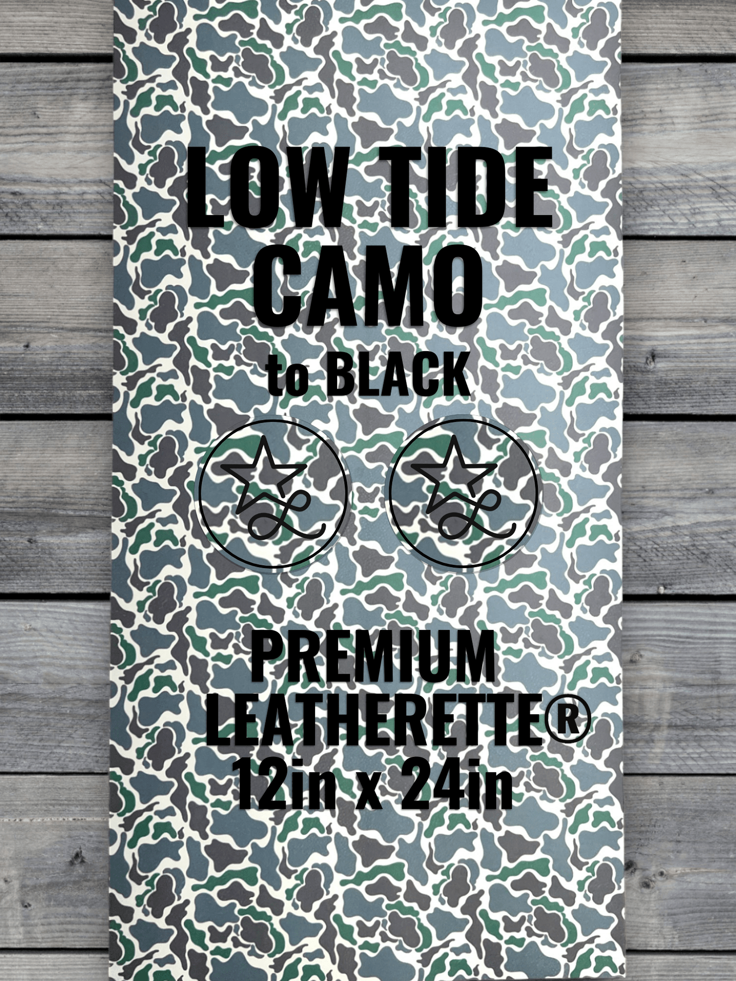 Low Tide Camo Durra-Bull Premium Leatherette® Sheets