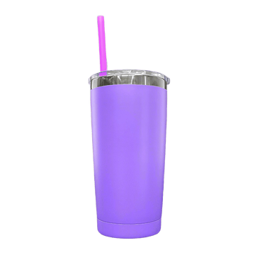 20oz Mirror Black Plated Tumbler - Purple