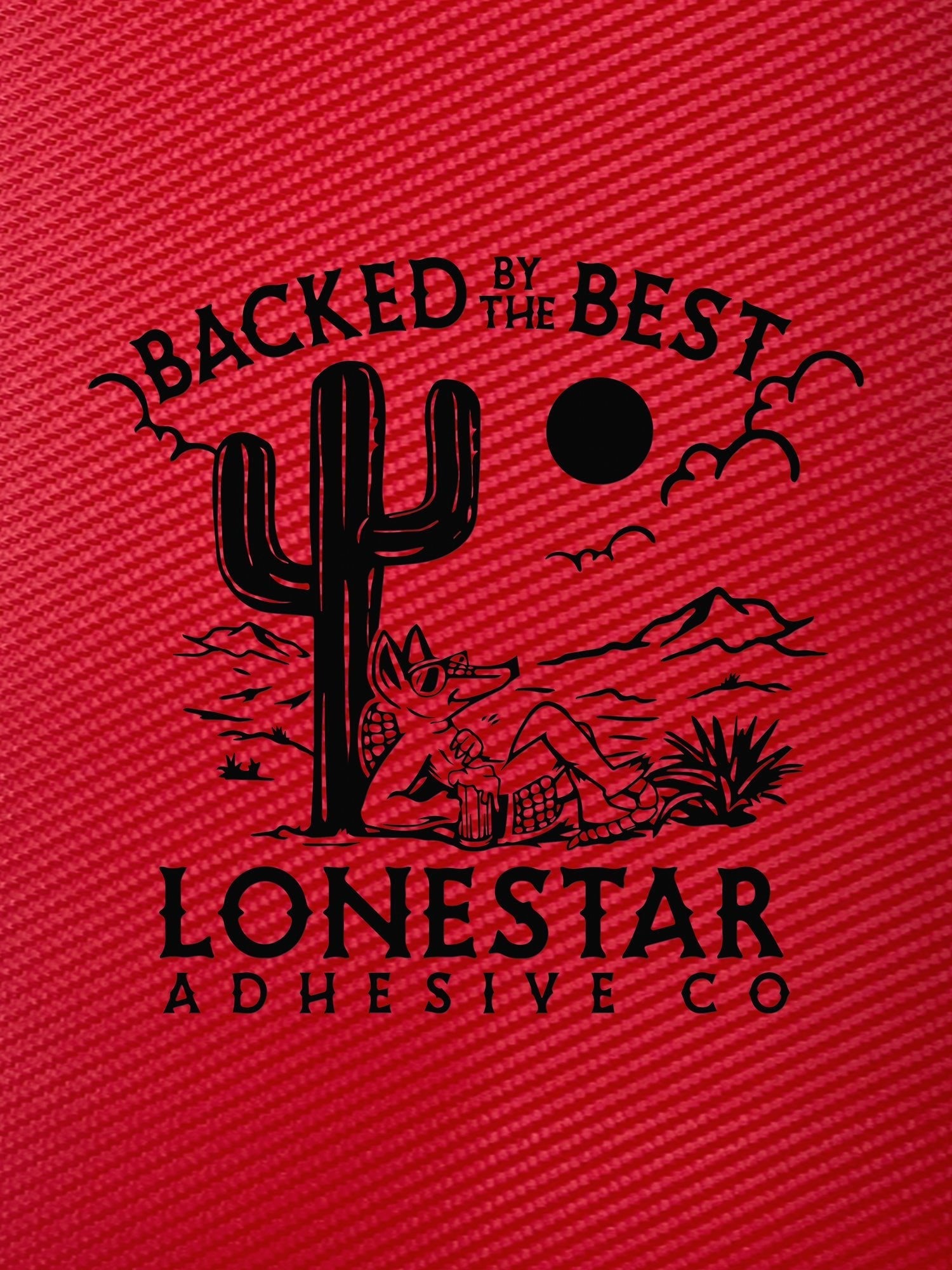 Red Carbon Fiber / Black Durra-Bull Premium Leatherette® Sheets (12x24)