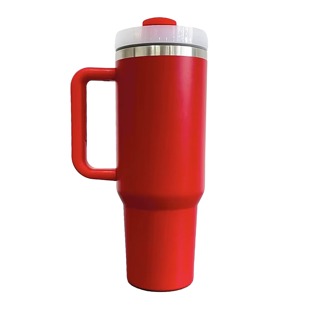 40oz Stainless Steel Tumbler - Red