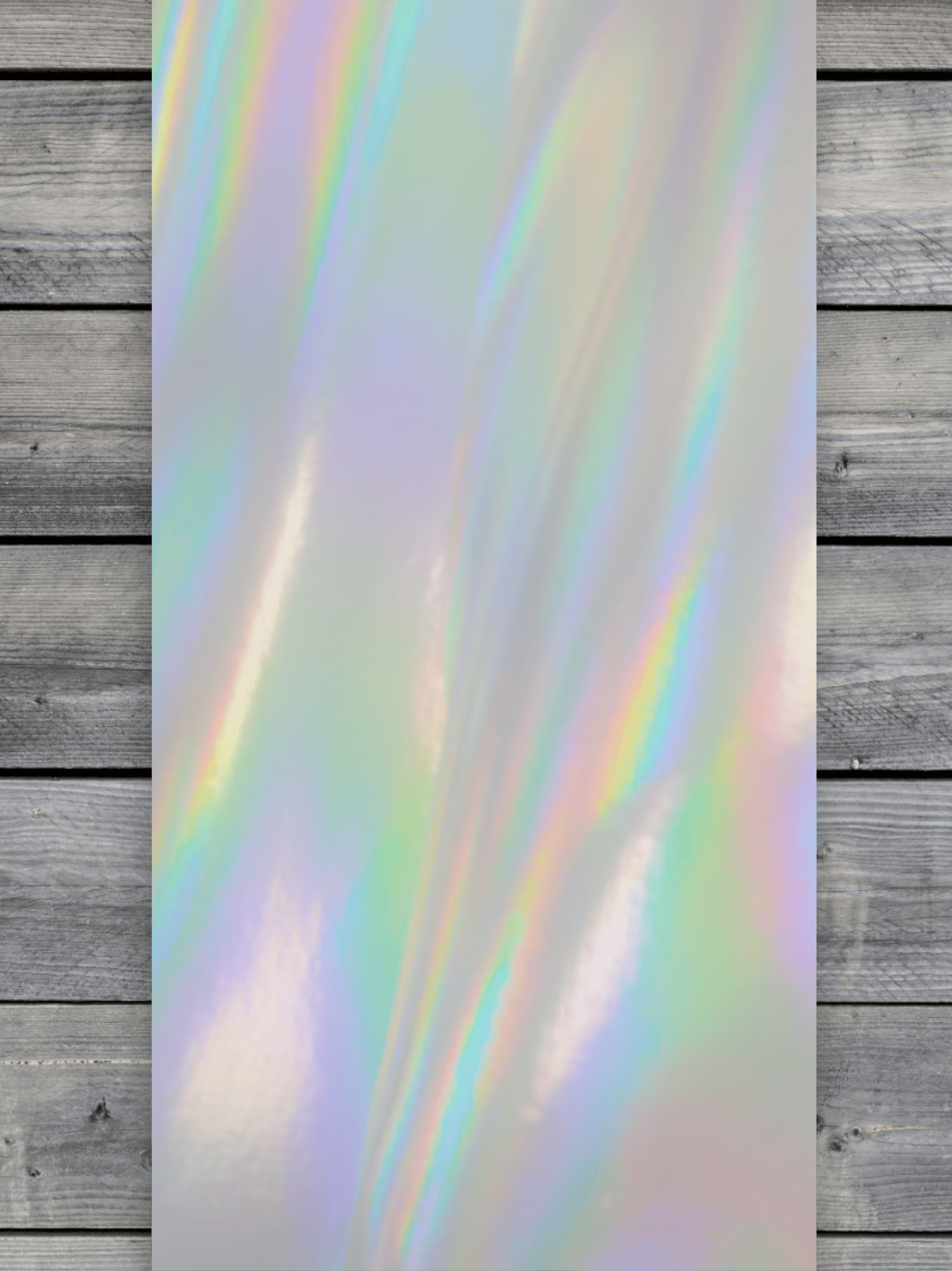 SUBTLE Holographic Silver / Black Durra-Bull Premium Leatherette® Sheets (12x24)