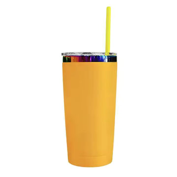 20oz Rainbow Plated Tumbler - Goldenrod